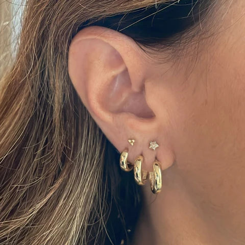 Essentials hoops  - the long time favorite hoop earrings are making a comeback!