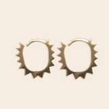 Small Spiked Hoop