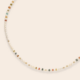Full Pearl and Stone Necklace