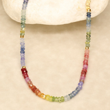 Brilliant Rainbow Pastels Semi Precious Necklace