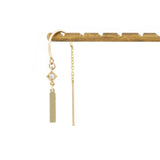 Sticks and Squares Thread Earring