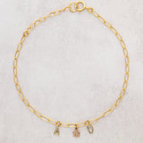 Three Initial Personalised Bracelet