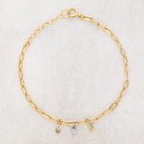 Two Tone Charmed Bracelet