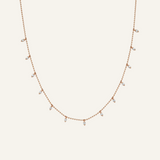 Classic Diamond Dot Necklace