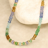 Purple Earth Semi Precious Necklace