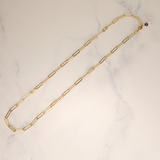 Gold-Filled Vintage Hairpin Link Necklace