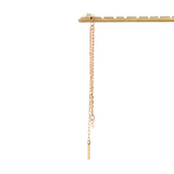 Rose Curb Chain Stick and Pearl Extension
