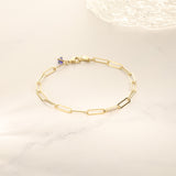 Gold-Filled Hairpin Thick Chain Link Bracelet