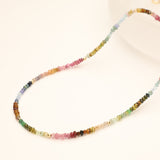 Delicate Multicolour Semi Precious Stone Necklace