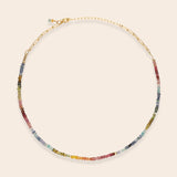 Brilliant Rainbow Pastels Semi Precious Necklace