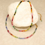 Brilliant Rainbow Pastels Semi Precious Necklace