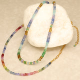 Purple Earth Semi Precious Necklace