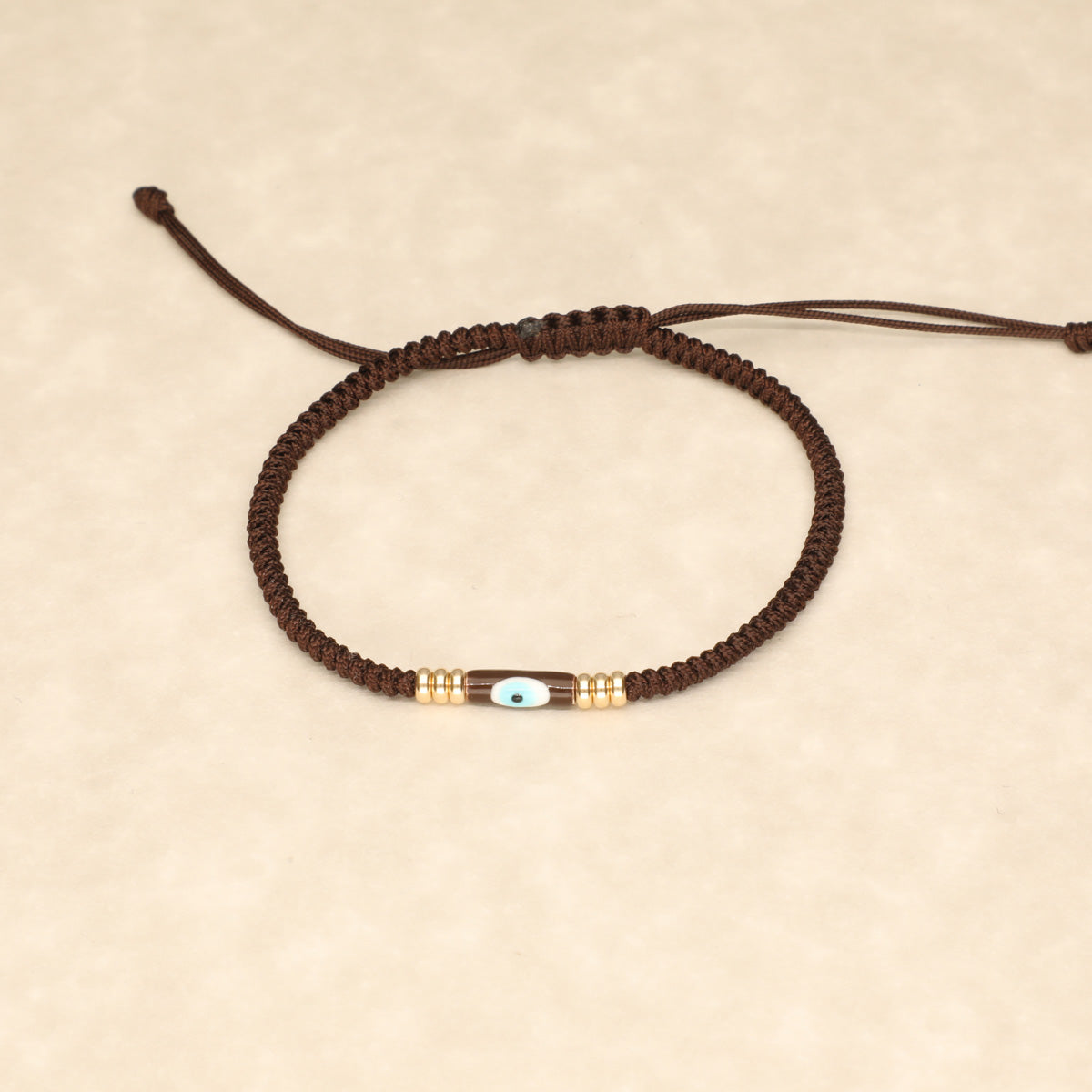 Enamel and Gold Evil eye Bracelet