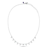 Silver Small Shakira Stone Choker