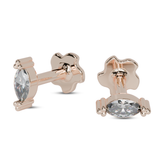 Medium Marquis Labret Stud