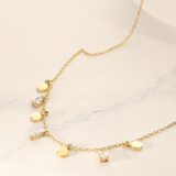 Gold-Filled Teardrop Nuts and Bolts choker