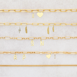 Two Tone Charmed Bracelet