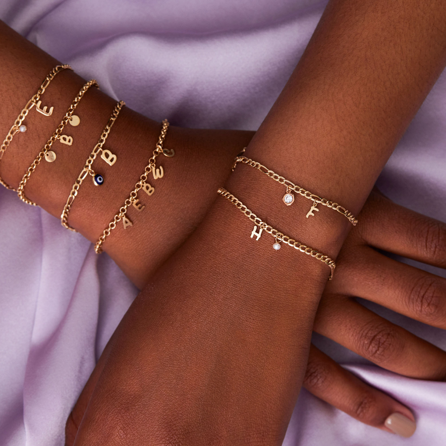 Three charms bracelet