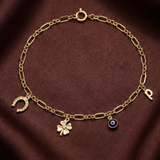 Personalised Lucky Charm Bracelet