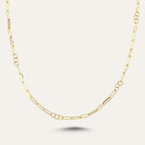 Mixed Gold Filled Bold Chain Necklace