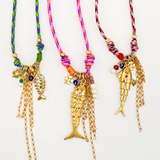 Turquoise Medium Lucky Charms Lanyard