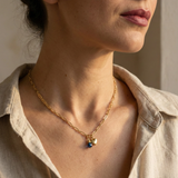 Heart and Birthstone Personalised Necklace