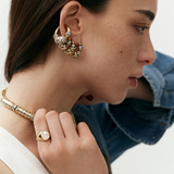 Mother of Pearl Signet Ring