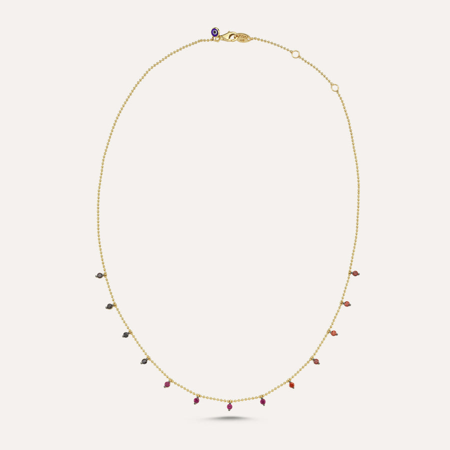 Classic Stone Dot Necklace