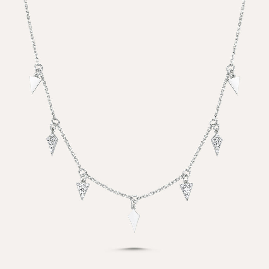 Pave Mini Dagger Necklace