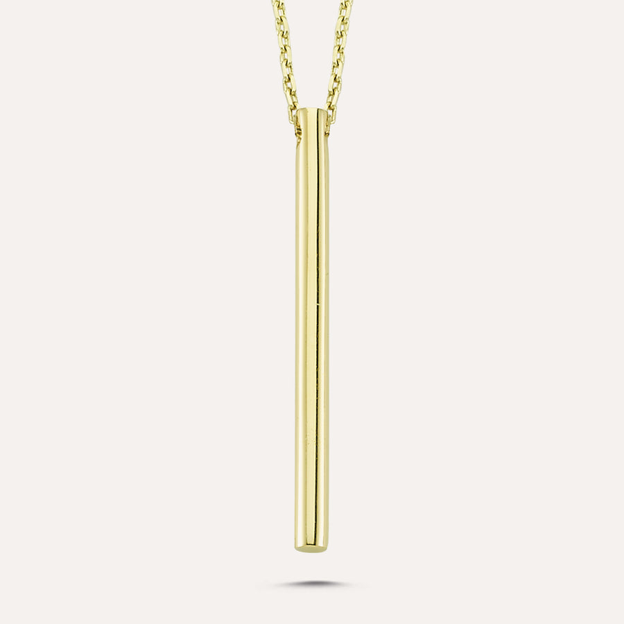 Medium length Stick necklace