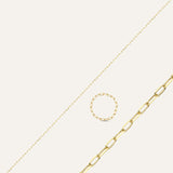 Medium Rectangular Chain Welded Bracelet